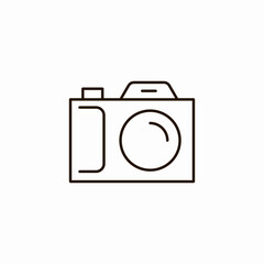 compact digital camera icon sign vector