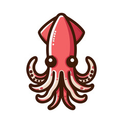 
squid illustration design