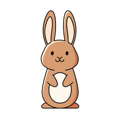 Obraz premium Simplified Bunny