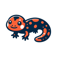 
salamander illustration design