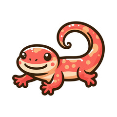 
salamander illustration design