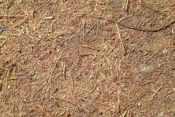 Dry soil background with rough texture. Brown dry soil closeup texture, high resolution natural...