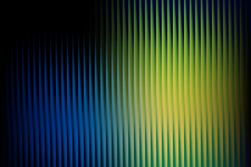 Fototapeta premium Abstract vertical lines in blue, green, and yellow hues