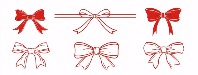  Pink Bows for Gifts and Decoration