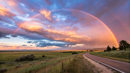 Rainbow Sky Gradient