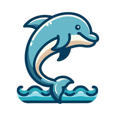 dolphin illustration design