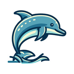 dolphin illustration design