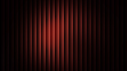 Deep Red Vertical Stripes with Central Spotlight Effect abstract background