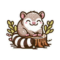 possum illustration design