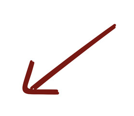 Hand drawn Arrow