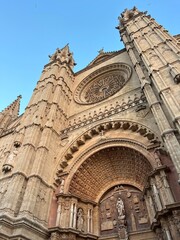 Fototapeta premium Cathedral in Palma de Mallorca Spain
