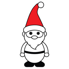 Cute Christmas Gnome With Red Hat