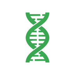 Green DNA Double Helix Structure. This vibrant biological emblem signifies life, inheritance, and scientific research. It embodies human genetic code, evolution, and future biotechnological.