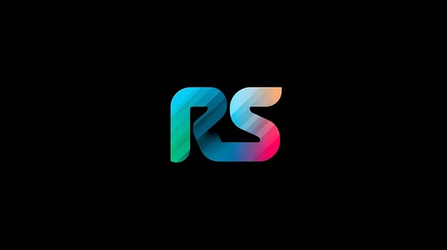 rs r s letter logo design creative icon modern letters vector logo.