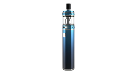 3d electronic vape pen in blue gradient design  
