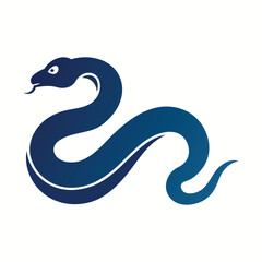 A snake art logo icon 