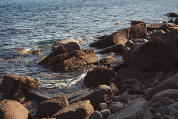 Rocky sea coast