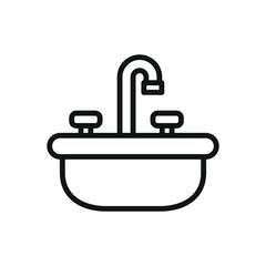 sink icon vector design template