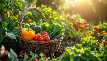 Heirloom varieties tomatoes peppers squash leafy greens, vegetable harvest organic permaculture garden