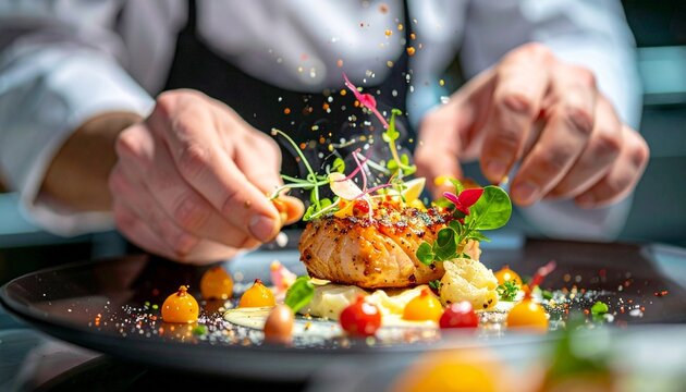 Food styling competition chefs creating visually stunning dishes judged creativity presentation taste