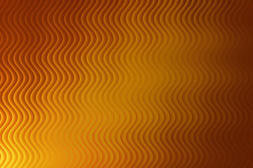 Golden abstract wavy lines pattern with gradient effect and smooth texture for modern design use