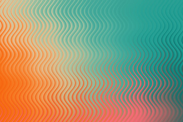 Abstract gradient wave pattern with orange teal and pink hues flowing vertically in a smooth design