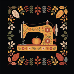 vintage sewing machine