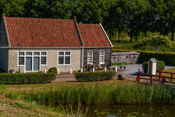 Die histoische Stadt Bourtange in den Niederlanden