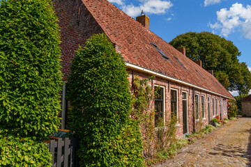 Die histoische Stadt Bourtange in den Niederlanden