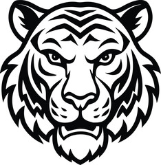 Fototapeta premium Tiger Head Vector