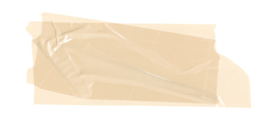 Washi tapes isolated on white. Pieces of decorative tape for scrapbooks. Torn masking paper tape isolated transparent