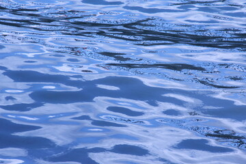 cloud reflection on the sea