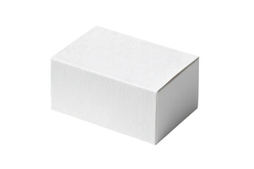 White Cardboard Box Packaging Studio Shot