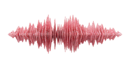 Abstract sound wave graphic
