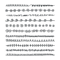 Creative line illustrations for graphic design digital art abstract patterns studio environment point. Vector illustration