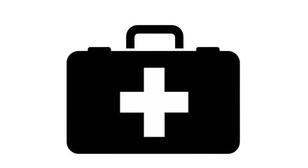 Obraz premium Essential first aid kit for health, safety, and preparedness in emergencies, a symbol of care, protection, and immediate medical assistance