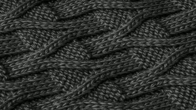 black cotton fabric with an interesting pattern