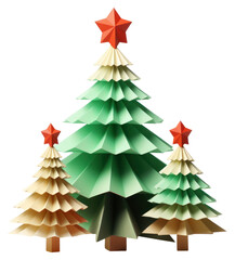 Fototapeta premium PNG Christmas tree paper decoration christmas.