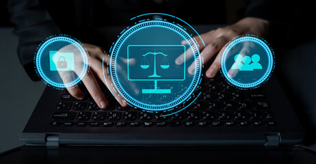 Data privacy protection and cyber law regulation. A concept of digital justice, user rights, and...