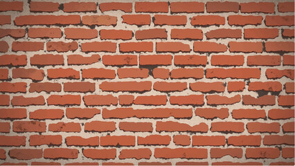 Obraz premium Brick wall background. Seamless brick wall. Brick wall pattern texture. 