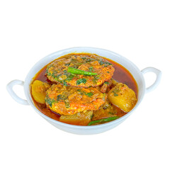 Egg Omlet Curry on a transparent background