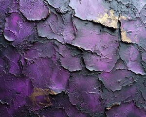 Textured purple and gray surface with gold flecks