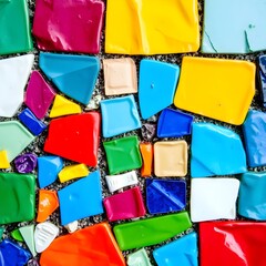 Beautiful Amazing recycled plastic modern tile texture daybreak - mosaic upcycled collection timeless 24 1x1 24