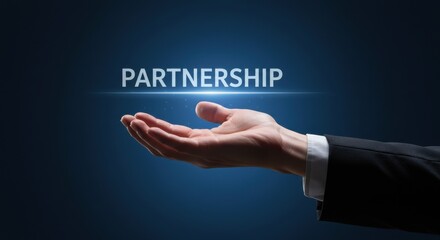 Obraz premium Building successful collaborations and strategic alliances for mutual growth and shared objectives