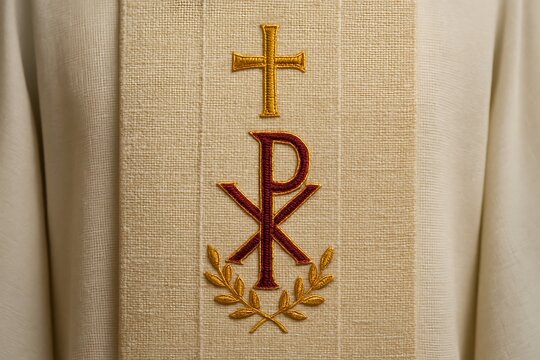 Inspirational Chi Rho Symbol for Faith, Worship and Religious Events - Celebrate Spirituality and Tradition for Church, Community and Personal Devotion Projects