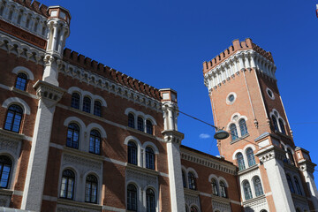 Fototapeta premium Caserne militaire Rossauer à Vienne en Autriche