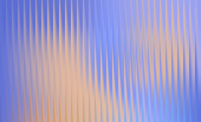 Abstract background with vertical wavy lines in blue and light orange gradient