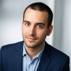 portrait of a handsome businessman
