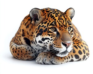 Obraz premium Close-up of a jaguar resting