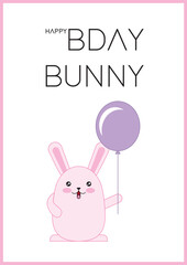 Birthday card illustration